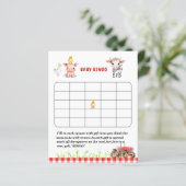 Waterverf Boerderij Verjaardagsfeestje baby shower (Staand voorkant)