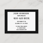 Waterverf Boerderij Visitekaartje (Achterkant)