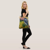 Waterverf Boerderij  vogelpest Tote Bag (Op model)