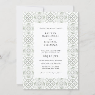 Waterverf Bohemian Cactus Green Tile Desert Kaart