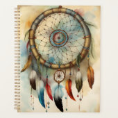 Waterverf Bohemian Dreamcatcher Planner (Voorkant)