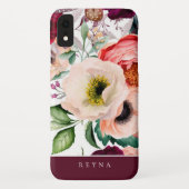Waterverf Bohemian Floral Pattern Case-Mate iPhone Case (Achterkant)