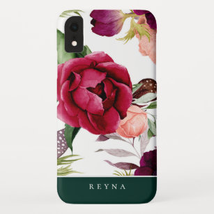 Waterverf Bohemian Floral Pattern Case-Mate iPhone Case
