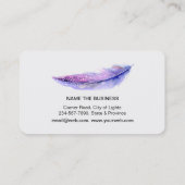 Waterverf Bohemian  Girly Chic Visitekaartje (Achterkant)