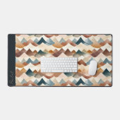Waterverf Boho Abstract bergpatroon Bureaumat (Keyboard & Muis)