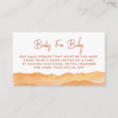 Waterverf Boho Abstract Desert Book Request Informatiekaartje (Voorkant)