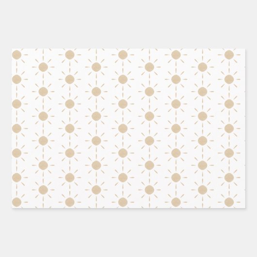 Waterverf Boho Baby Inpakpapier Vel (Voorkant 2)