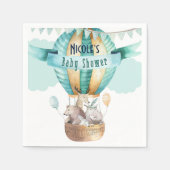 Waterverf Boho Baby shower Servetten (Voorkant)