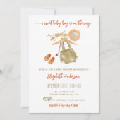 Waterverf Boho Baby Shower Uitnodiging (Voorkant)