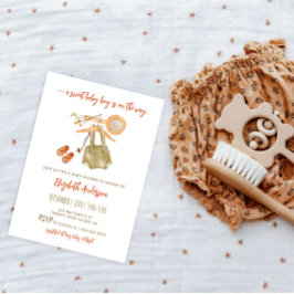 Waterverf Boho Baby Shower Uitnodiging