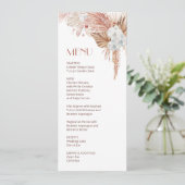 Waterverf Boho Bloem    Kaart (Staand voorkant)