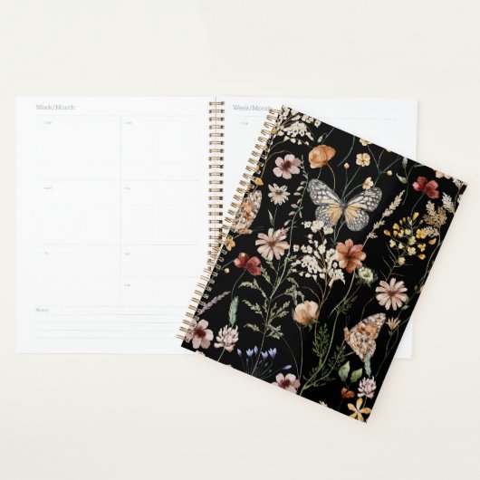 Waterverf Boho Bloem Planner (Display)