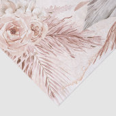 waterverf boho bloemen bouquet tissuepapier (Detail)