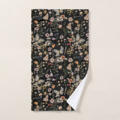 Waterverf Boho Bloemig Bad Handdoek (Handdoek)