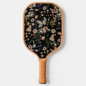 Waterverf Boho Bloemig Pickleball Paddle (Achterkant)