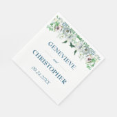 Waterverf Boho Bloemige Geometrische Bruiloft Servet (Hoek)