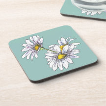 Waterverf Boho Bloemige Madeliefjes Kerstcadeau