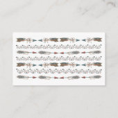 Waterverf Boho Boeken voor Baby Behuizing Kaart (Achterkant)