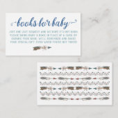 Waterverf Boho Boeken voor Baby Behuizing Kaart (Voorkant / Achterkant)