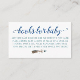 Waterverf Boho Boeken voor Baby Behuizing Kaart