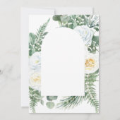 Waterverf Boho Bouquet Kaart (Achterkant)