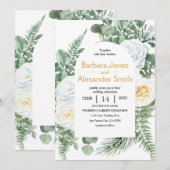 Waterverf Boho Bouquet Kaart (Voorkant / Achterkant)