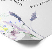 Waterverf boho bruidsfavorieten, neem er een poster (Hoek)