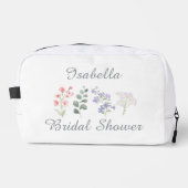Waterverf Boho Bruiloft Wild Bloem Toilettasje (Voorkant)