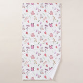 Waterverf Boho Butterfly Badhanddoek (Badhanddoek)