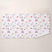 Waterverf Boho Butterfly Badhanddoek (Badhanddoek)