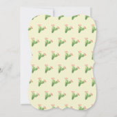 Waterverf Boho Cactus Bridal Shower Kaart (Achterkant)