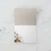 Waterverf Boho Calla Lily Floral Bedankkaart (Binnen)