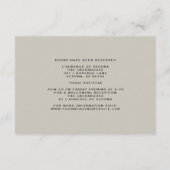 Waterverf Boho Calla Lily Floral Informatiekaartje (Achterkant)