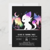 Waterverf Boho Cat Verjaardag Kaart (Voorkant)