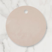 Waterverf Boho Cotton en Eucalyptus Boho Bedankjes Labels (Achterkant)