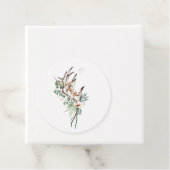 Waterverf Boho Cotton en Eucalyptus Boho Bedankjes Labels (In situ)