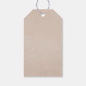 Waterverf Boho Cotton en Eucalyptus Boho Cadeaulabel (Achterkant)