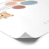 waterverf Boho Dier kinder Bijbel Verse poster (Hoek)