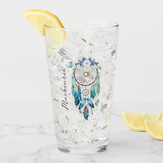 Waterverf Boho Dreamcatcher Glas (Voorkant ijs)