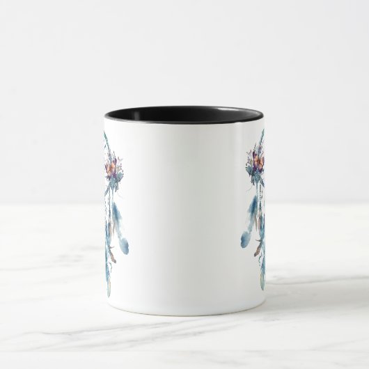 Waterverf Boho Dreamcatcher Mok (Midden)