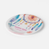 Waterverf Boho Dreamcatchers Papieren Bordje (Gekanteld)