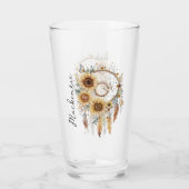 Waterverf Boho Droomvanger Glas (Achterkant)