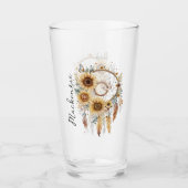 Waterverf Boho Droomvanger Glas (Voorkant)