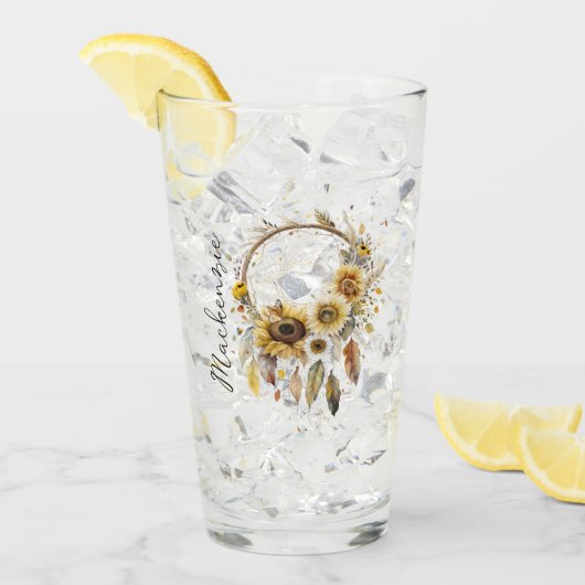 Waterverf Boho Droomvanger Glas (Voorkant ijs)