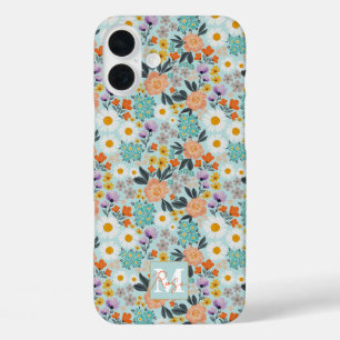 Waterverf Boho Floral iPhone 16 Plus Hoesje