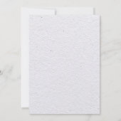 Waterverf Boho Floral en Botanisch Vrijgezellenfee Kaart (Achterkant)