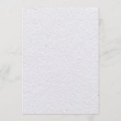 Waterverf Boho Floral en botanische bruiloft Programmakaart (Achterkant)