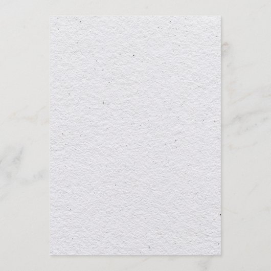 Waterverf Boho Floral en botanische bruiloft Programmakaart (Achterkant)