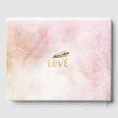 Waterverf Boho Floral Feathers Gastenboek (Achterkant)