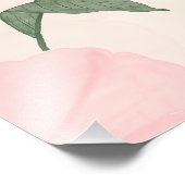 Waterverf Boho Floral Foto Afdruk (Hoek)